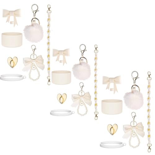 HASTHIP® Stanley Cup Accessories, Stanley Bottle Fashion Accessories & Straw Cover Charm Kit Set of 8Pcs for 40oz/30oz, Decorative Charm, Silicone Bottom Boot, White 24 PCS HASTHIP® Stanley Cup Accessories, Stanley Bottle Fashion Accessories & Straw Cover Charm Kit Set of 8Pcs for 40oz/30oz, Decorative Charm, Silicone Bottom Boot, White 24 PCS